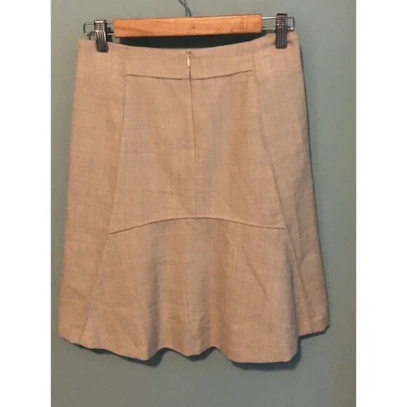 ! Gunex by Brunello Cucinelli ladies virgin wool Lined  skirt size US 4 SKU 1y - Picture 2 of 9